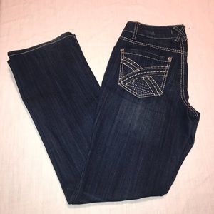 Inc curvy fit boot cut jeans size 2